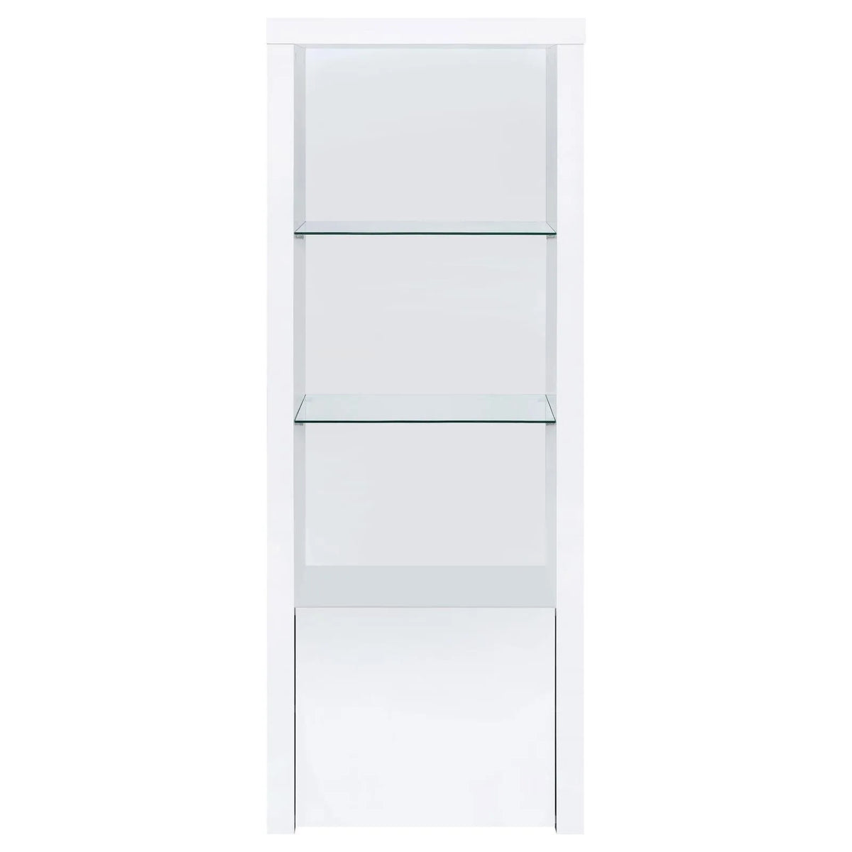Jude White High Gloss 3-piece Entertainment Center With 71" TV Stand by Coaster at Eve Furniture
