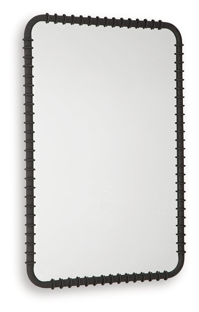 Judlow Black Accent Mirror by ASHLEY FURNITURE at Eve Furniture