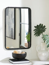 Judlow Black Accent Mirror by ASHLEY FURNITURE at Eve Furniture