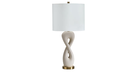 Judrich White/Gold Finish Table Lamp by Ashley at Eve Furniture