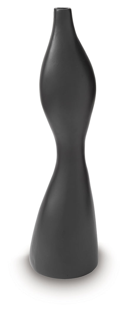 Judsen Black Vase by Ashley at Eve Furniture