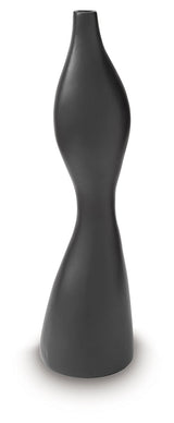 Judsen Black Vase by Ashley at Eve Furniture