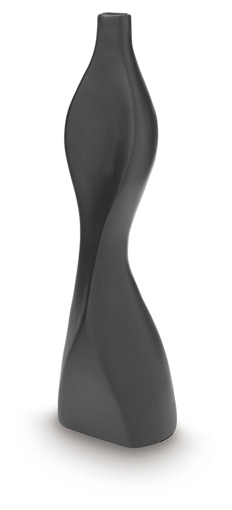 Judsen Black Vase by Ashley at Eve Furniture