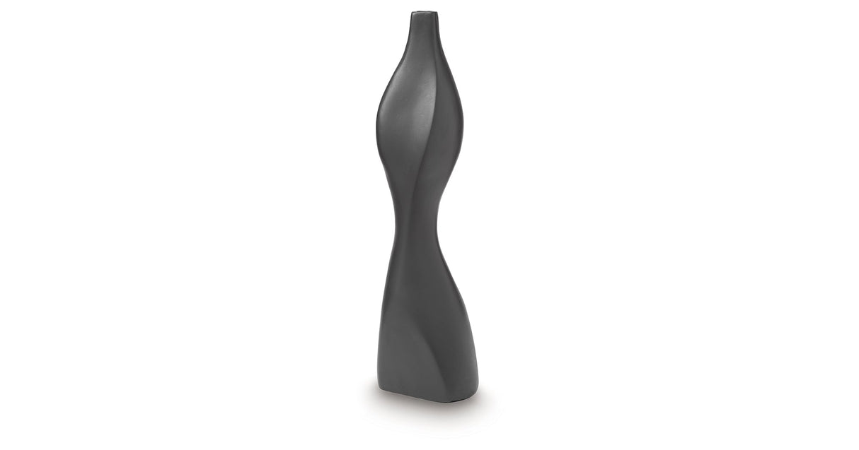 Judsen Black Vase by Ashley at Eve Furniture