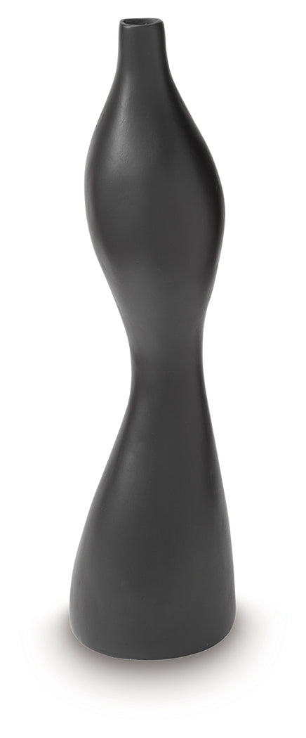 Judsen Black Vase by ASHLEY FURNITURE at Eve Furniture