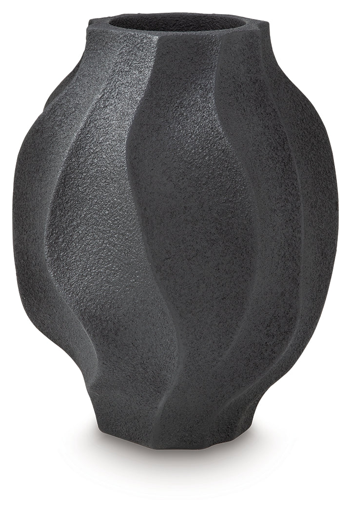Judworth Black Vase by Ashley at Eve Furniture