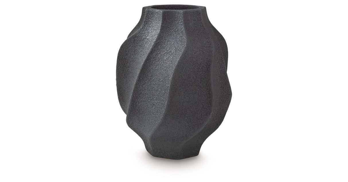 Judworth Black Vase by Ashley at Eve Furniture