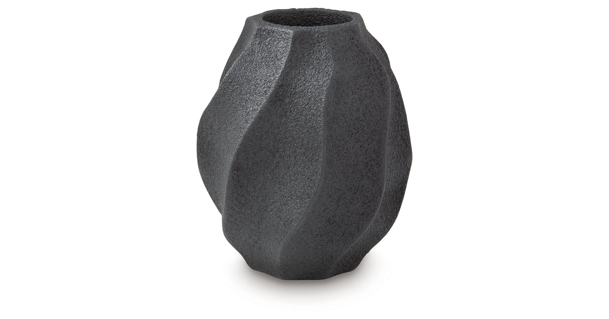 Judworth Black Vase by ASHLEY FURNITURE at Eve Furniture