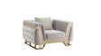 Judy Beige Living Room Set by Cosmos Furniture at Eve Furniture