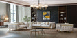 Judy Beige Living Room Set by Cosmos Furniture at Eve Furniture