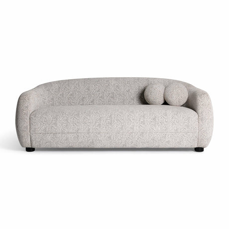 Judy Black and White Woven Fabric Sofa by TOV Furniture at Eve Furniture