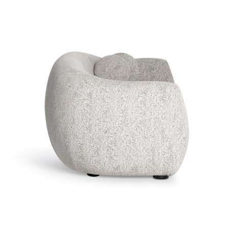 Judy Black and White Woven Fabric Sofa by TOV Furniture at Eve Furniture