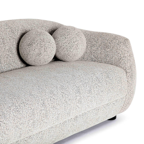 Judy Black and White Woven Fabric Sofa by TOV Furniture at Eve Furniture