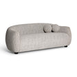 Judy Black and White Woven Fabric Sofa by TOV Furniture at Eve Furniture