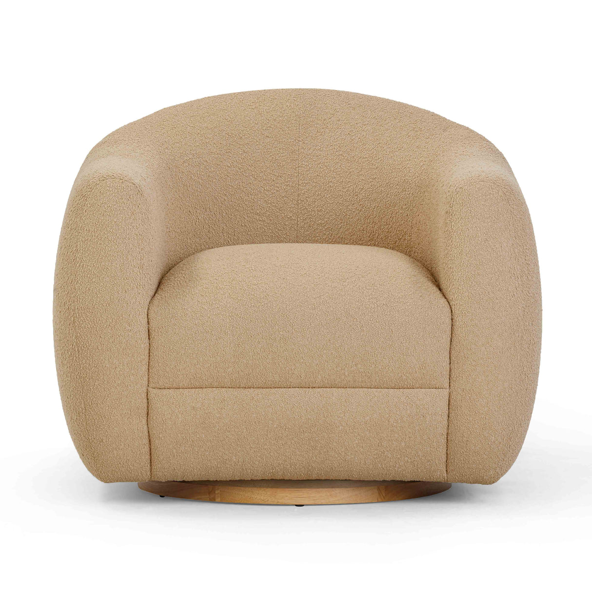 Judy Boucle Swivel Chair by TOV Furniture at Eve Furniture