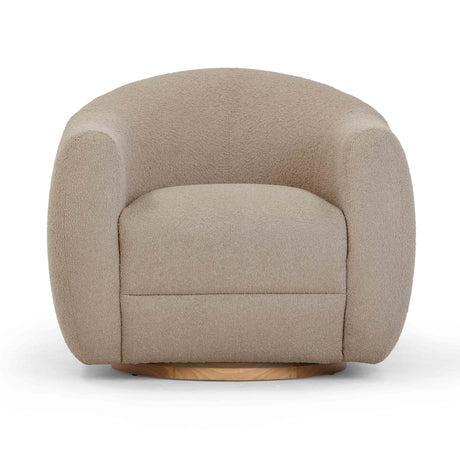 Judy Boucle Swivel Chair by TOV Furniture at Eve Furniture