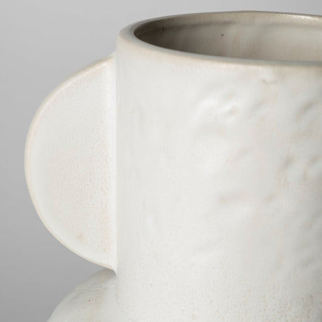 Judy Large Eggshell Ceramic Vase by Mercana at Eve Furniture