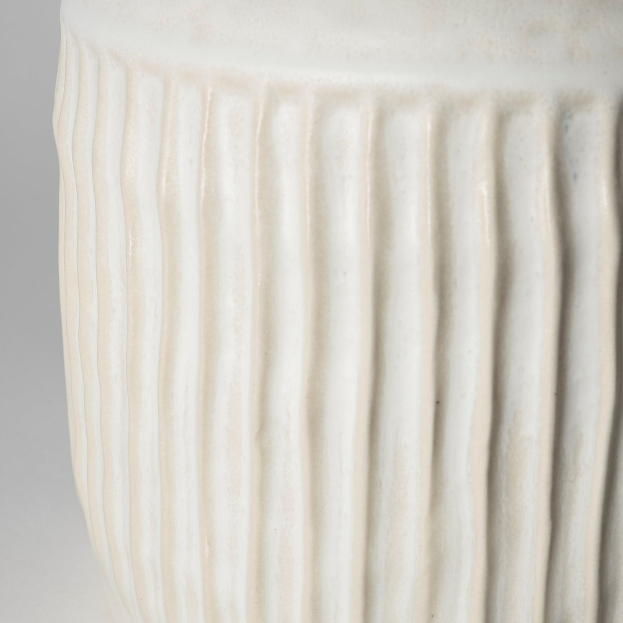 Judy Large Eggshell Ceramic Vase by Mercana at Eve Furniture