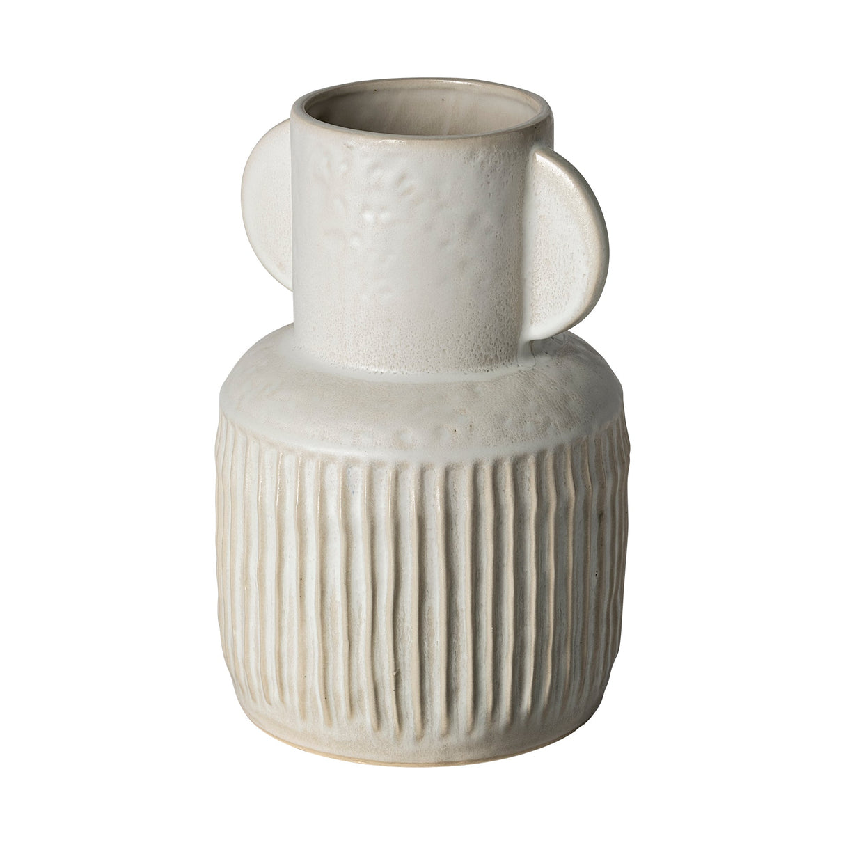 Judy Large Eggshell Ceramic Vase by Mercana at Eve Furniture