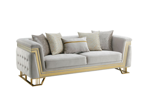 Judy Luxury Living Room Set by Cosmos Furniture at Eve Furniture