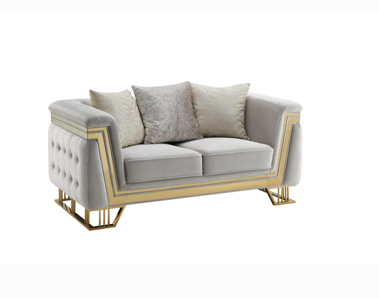 Judy Luxury Living Room Set by Cosmos Furniture at Eve Furniture