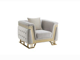 Judy Luxury Living Room Set by Cosmos Furniture at Eve Furniture