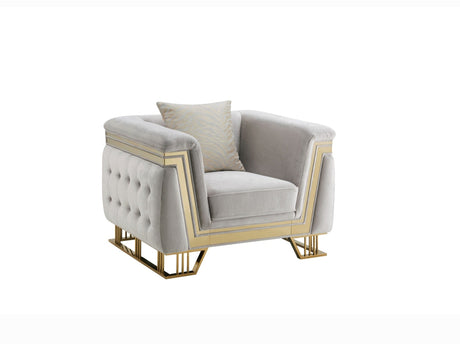Judy Luxury Living Room Set by Cosmos Furniture at Eve Furniture