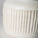 Judy Small Eggshell Ceramic Vase by Mercana at Eve Furniture
