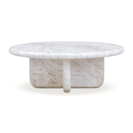 Juju Marble Coffee Table by TOV Furniture at Eve Furniture