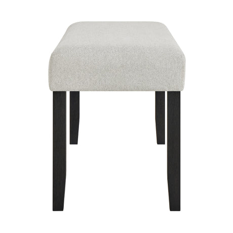 Jules Black and Light Gray Faux Marble Dining Set by Crown Mark at Eve Furniture