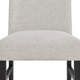 Jules Black and Light Gray Faux Marble Dining Set by Crown Mark at Eve Furniture