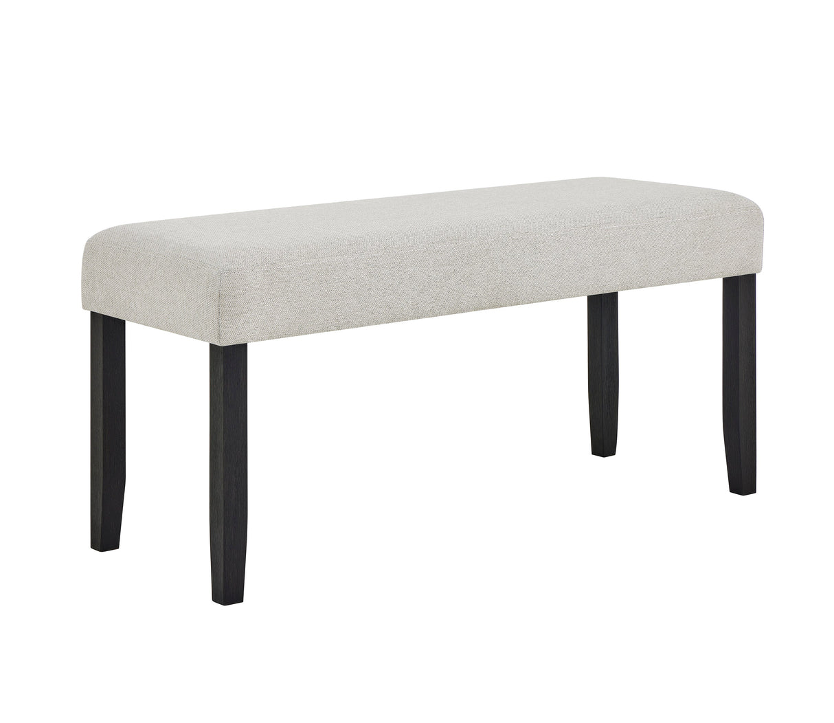 Jules Black and Light Gray Bench by Crown Mark at Eve Furniture