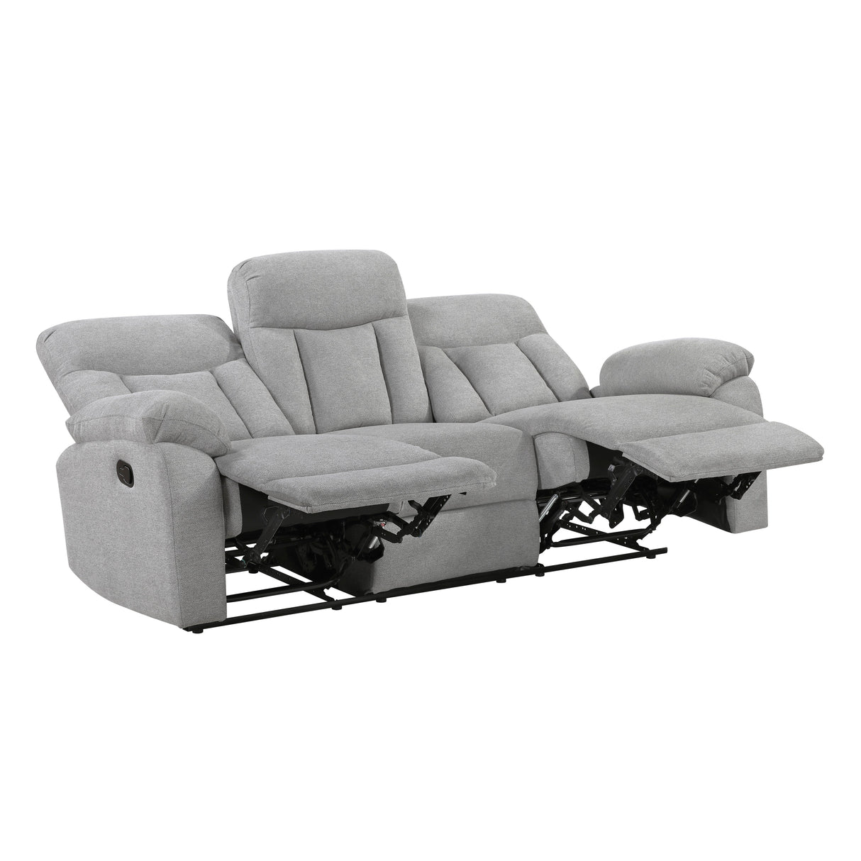 Jules Gray Double Reclining Living Room Set by Homelegance at Eve Furniture