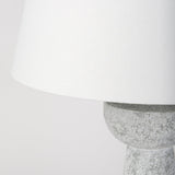 Julia Gray Antique Painted Cement Table Lamp by Mercana at Eve Furniture