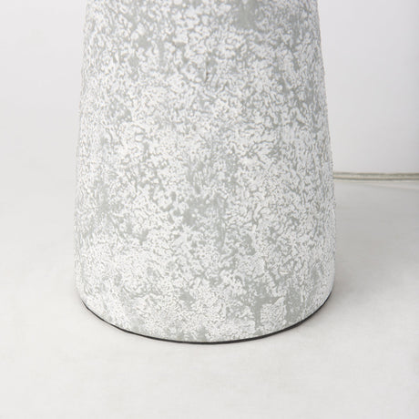 Julia Gray Antique Painted Cement Table Lamp by Mercana at Eve Furniture