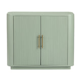 Julia Green Two-Door Cabinet by Crestview at Eve Furniture