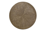 Julia Light Oak/Beige Round Dining Table Only by Furniture of America at Eve Furniture