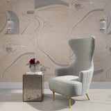 Julia Velvet Channel Tufted Wingback Chair by Inspire Me! Home Decor by TOV Furniture at Eve Furniture