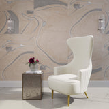 Julia Velvet Channel Tufted Wingback Chair by Inspire Me! Home Decor by TOV Furniture at Eve Furniture