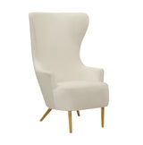 Julia Velvet Wingback Chair by Inspire Me! Home Decor by TOV Furniture at Eve Furniture