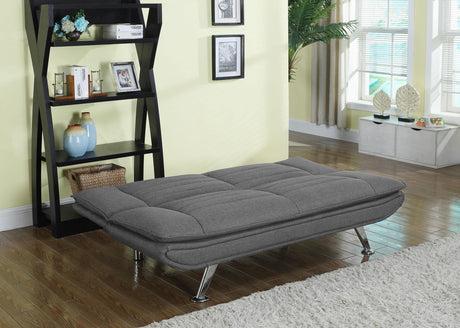 Julian Upholstered Tufted Convertible Sofa Bed Grey by Coaster at Eve Furniture
