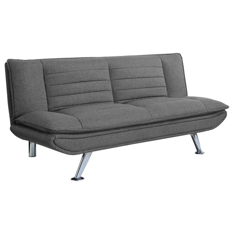 Julian Upholstered Tufted Convertible Sofa Bed Grey by Coaster at Eve Furniture