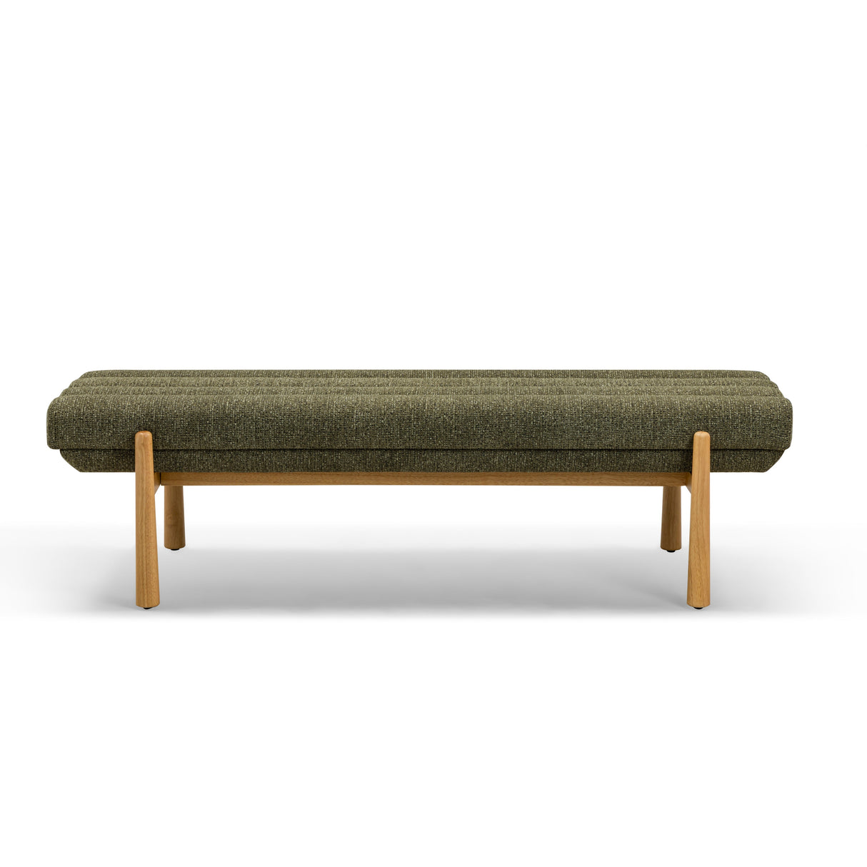 Julianna 56" Textured Fabric Bench by TOV Furniture at Eve Furniture