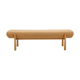 Julianna 56" Textured Fabric Bench by TOV Furniture at Eve Furniture