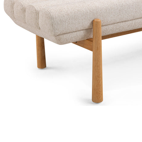 Julianna 56" Textured Fabric Bench by TOV Furniture at Eve Furniture