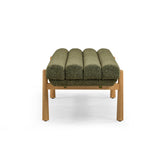 Julianna 56" Textured Fabric Bench by TOV Furniture at Eve Furniture