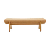 Julianna Sunflower Yellow Heavy Linen Bench by TOV Furniture at Eve Furniture