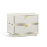 Julieta 28" 2-Drawer Nightstand by TOV Furniture at Eve Furniture