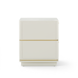 Julieta 28" 2-Drawer Nightstand by TOV Furniture at Eve Furniture