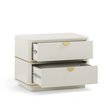 Julieta 28" 2-Drawer Nightstand by TOV Furniture at Eve Furniture